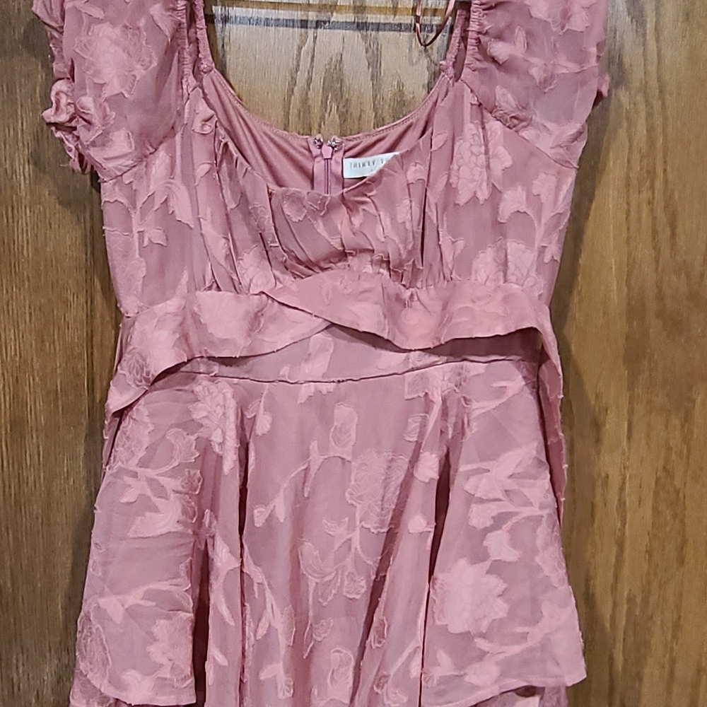 Pink Floral Dress